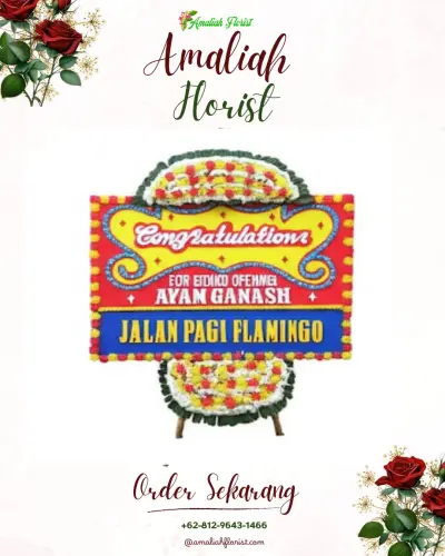 Bunga Papan Congratulation di Marga